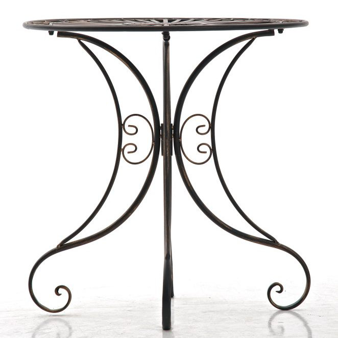 Lily Manor Bistrotisch aus Eisen & Bewertungen | Wayfair.de